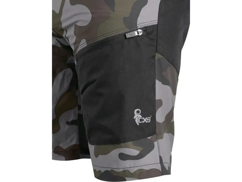 Kraťasy CXS DIXON, pánské, maskáčovo-černá, vel. 2XL